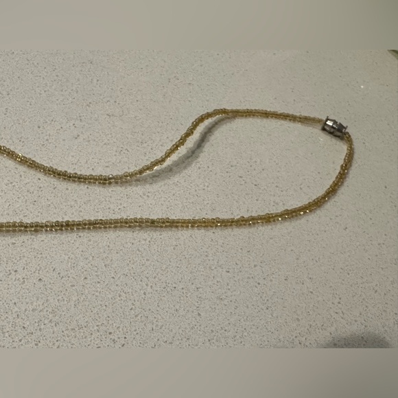 Lovely earthy tone stone and glass beaded necklace - Picture 4 of 7